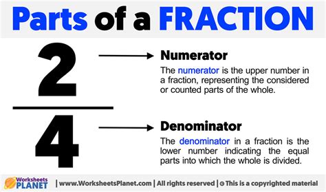 numcreator|Numerator and denominator of a fraction .